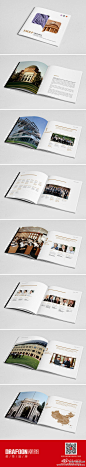 画册设计 高校画册设计 英文画册设计 项目手册设计 