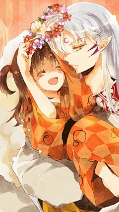 分享#犬夜叉# 手机壁纸【图包：O网页链接】