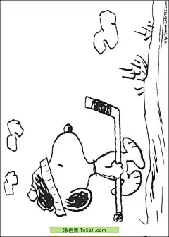 14张小狗史努比和它的朋友们卡通涂色图纸免费下载 | 涂色集，涂色画打印大图 : 《史努比》是一部由美国动画工作室Hanna-Barbera Productions制作的美国卡通片，由Joseph Barbera和William Hanna创作，于1958年首播。故事讲述了一只聪明、勇敢、友善的黑白斑点小狗史努比，以及他 14张小狗史努比和它的朋友们卡通涂色图纸免费下载