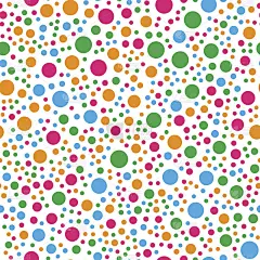 彩色圆形无缝图案上的白色背景