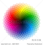 Color wheel. Vector.