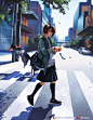 Crosswalk/GTZ taejuneのイラスト