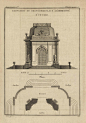 Elevation for a pavilion, France