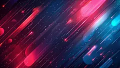 红蓝光效科技背景素材图