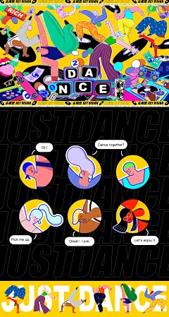 扁平风 插画 视觉设计