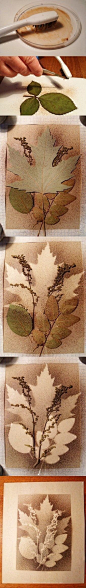 More leaf art: 