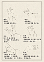 手绘戏曲基本手势中国戏曲的手势名称一般… - 半次元 - ACG爱好者社区