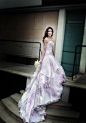 Where was this dress when I got married in 1981? Violet PURPLE wedding gown