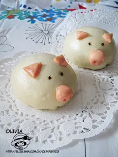 酱肉猪仔包的做法和相关菜谱