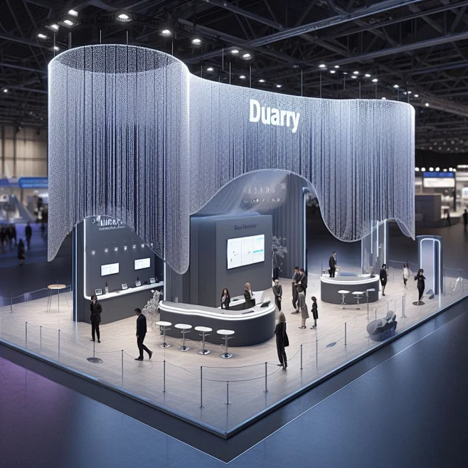 Exhibition Design 3D architecture Stand Exhibition Event ai AI painting ...