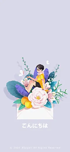 #壁纸##我的假期随手画#
寄封信给你｜请收下这小花花
3月 春暖花开  
一切都会好起来的✨

✨✨✨✨✨✨✨ ​​​​