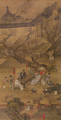 leview采集到国画人物场景