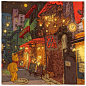 “100 views of Tokyo”系列插画作品