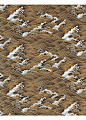 Yuzen Black Gold Waves Fine Paper, Paper Source, $8