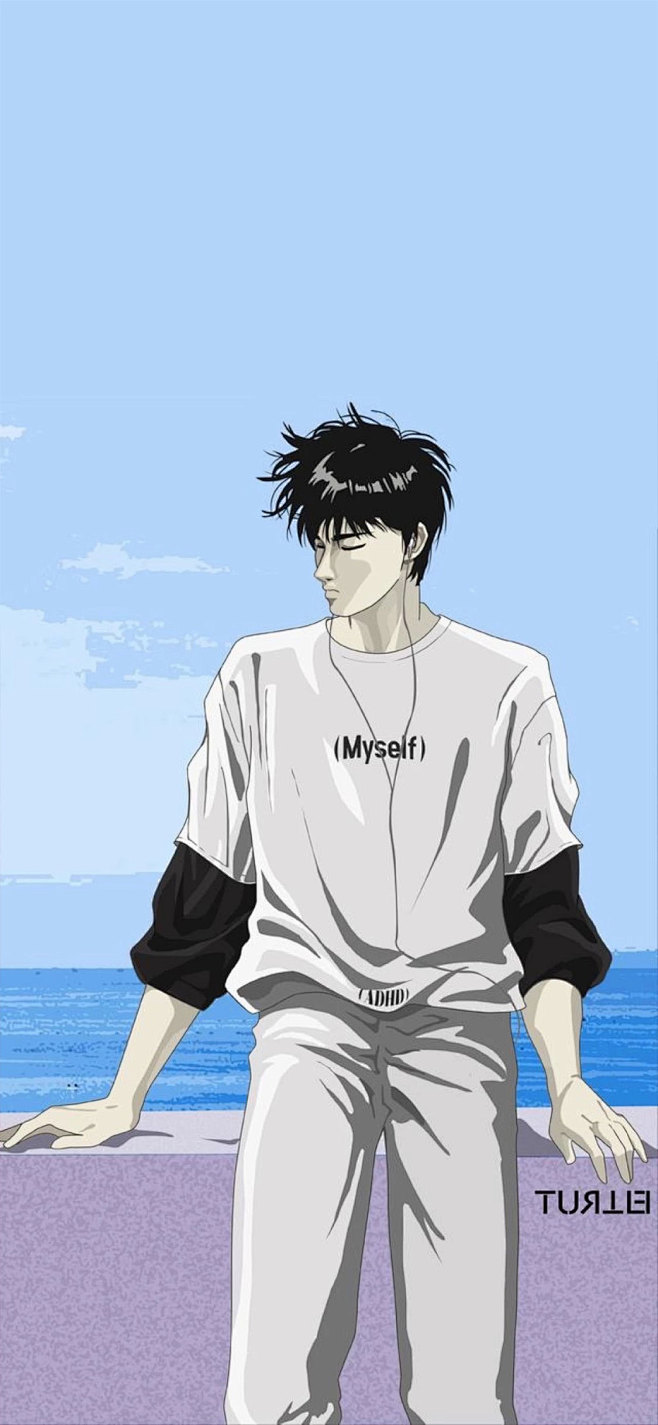 灌篮高手流川枫全景手机壁纸