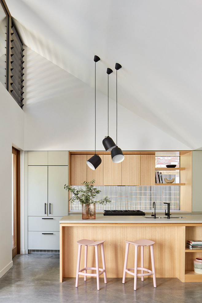 Contemporary kitchen...