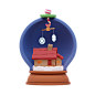 Snow Globe 3D Illustration