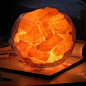 喜马拉雅熔岩灯防辐射矿物离子净化空气水晶盐灯创意床头台灯夜灯的图片