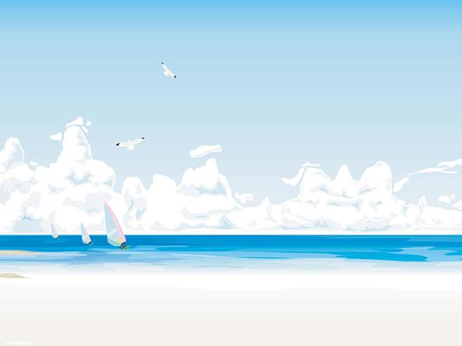 淡雅word背景图片