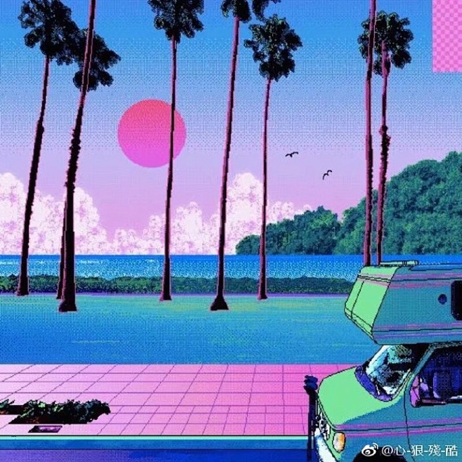 #蒸汽波##vaporwave# 
ˉ ...