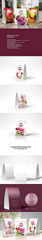 座面桌牌广告样机 A-Frame Table Tent mockups vol.1