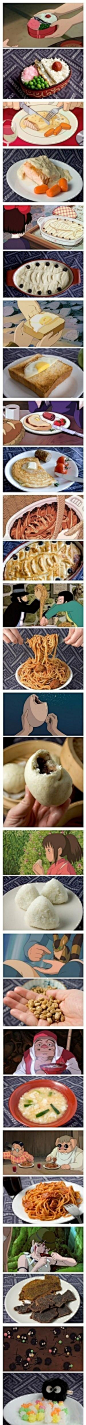 【最全宫崎骏动画里的食物】“动画vs实物”对比照，超诱人！！大家可以试着自己做，吃货们不可错过哦！