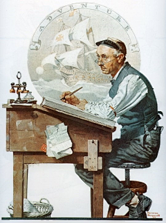 T哦X采集到Norman rockwell