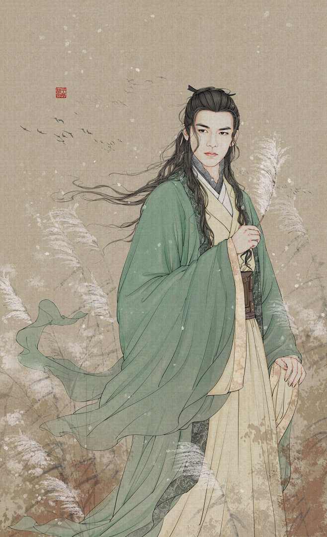 工笔神韵她画尽了人间风流古风画师千景绘专访me图工坊原创作品视觉