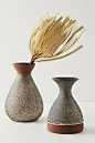 Spotted Ceramic Vase | Anthropologie