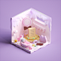 C4D零基础第六期学员作品——NiaoNiao的C4D课堂（三维/C4D设计