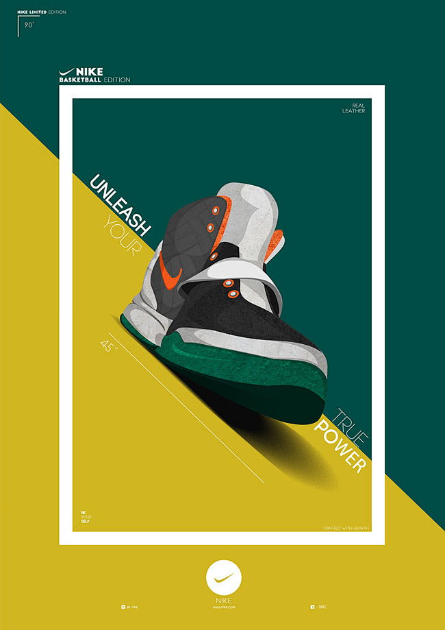 印尼Januar耐克运动鞋海报设计