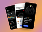 3D app landing page payment UI ui design WALLET Web Web Design  Website