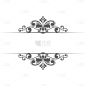手绘-西方复古纹饰贴纸SVG-1