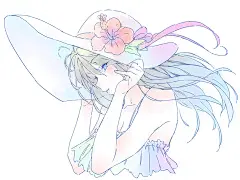 【南方的热带花朵】朱槿特辑 : “朱槿”，又名“扶桑”，花大色艳，是温暖的南方地区盛产的花朵。
听到朱槿这个名字，很多人首先想到的便是红色的花。其实朱槿有很多种，不仅有红色，还有白色、橘色、粉色等很多种颜色。因为朱槿每天都会开新花，因此便有了“新鲜的恋情”、“微妙的美”等的花语。下面就为大家介绍一些以朱槿为主题的插画作品♪