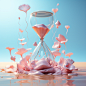 changshu_light_blue_backgroundhourglass_magical_surrealism_pink_3c337b09-80d2-4c47-9fb6-c33d9d9c2ca9_03