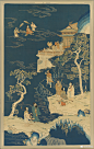 清，刺绣群仙贺寿图轴，184.2x116.8cm，美国纽约大都会艺术博物馆藏。