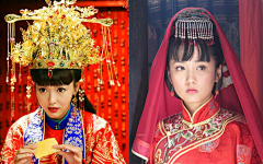 《古物影语》采集到影视角度:古装新娘