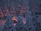 Christmas Eve merrychristmas 3d voxel magicavoxel christmas christmas eve