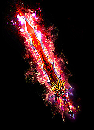 极地红焰剑特效