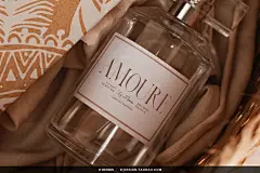 Larome古典迷幻优雅品牌画册杂志广告海报封面标题衬线英文字体包