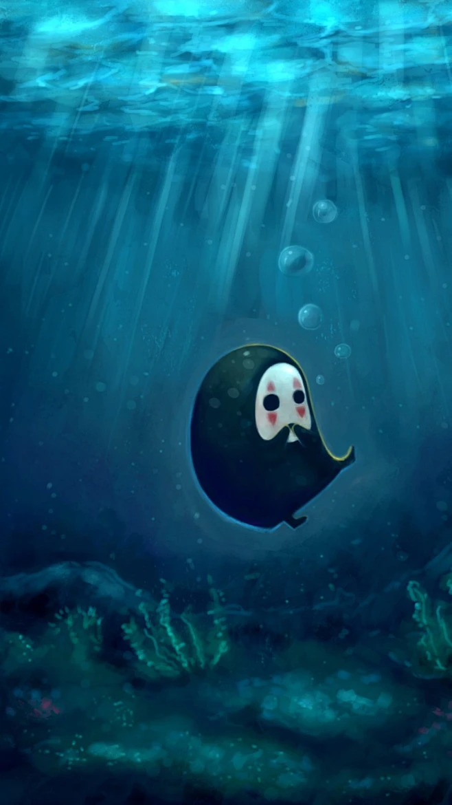 无脸男，当我默默不做声时，请记住那死一般沉入海底的（寂）