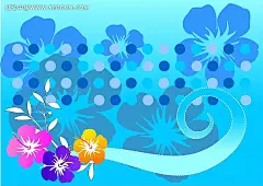 绚丽花朵花纹背景背景|背景素材|底纹|花纹|精美花纹|蓝色背景|矢量素材|绚丽花朵|圆点|简单背景背景素材|插画背景背景素材|晶莹闪亮背景背景素材|银行背景素材背景