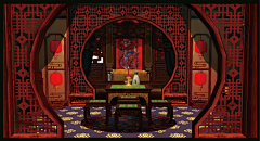 乾达婆王_千明玥采集到场景原画