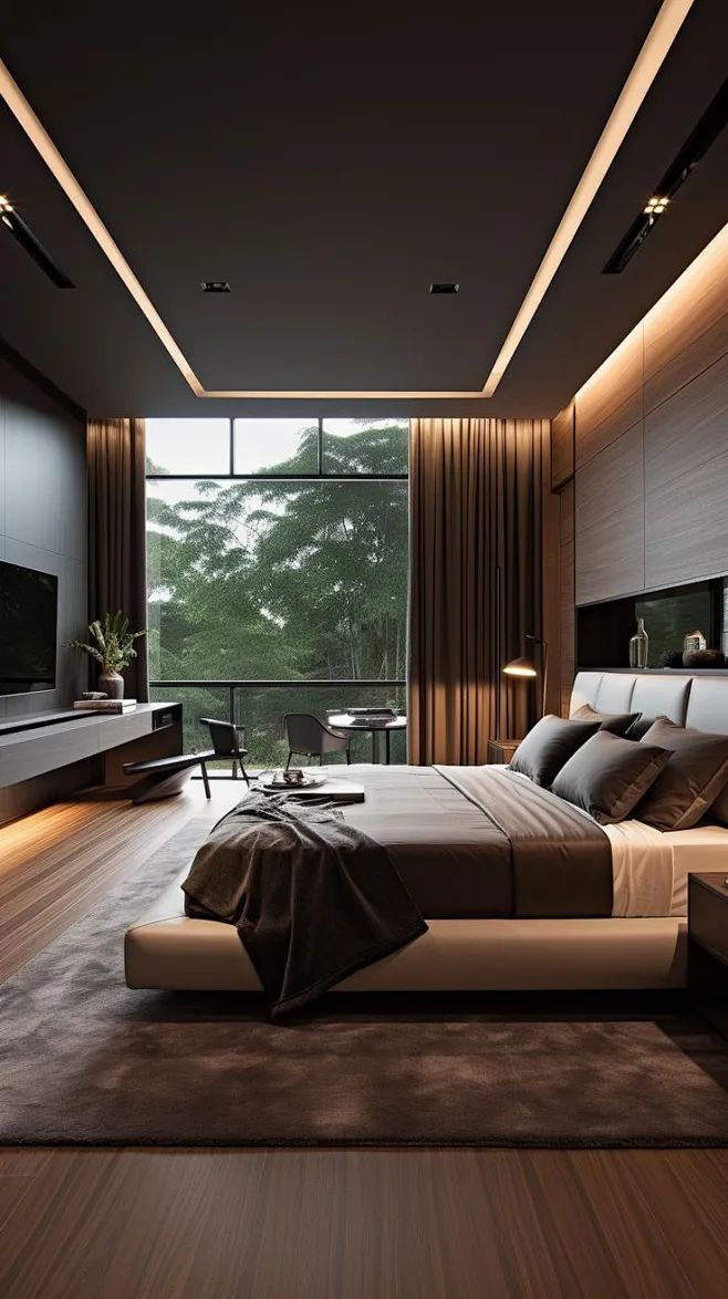 Contemporary interior design Living room >> Everything is designed. Few ...