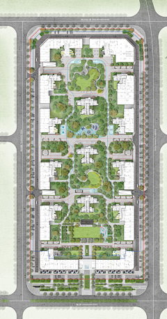 hua1120采集到住宅区总平面