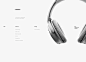 Bose concept redesign Sound. Headphones. Music. Speaker : Design concept of main screen for the online store Bose. E-commerce project. The key task was to show the best-selling products of headphones, speakers on the main screen, special offers for goods.