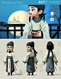 Midjourney分享 IP三视图 | 李白 - 小红书