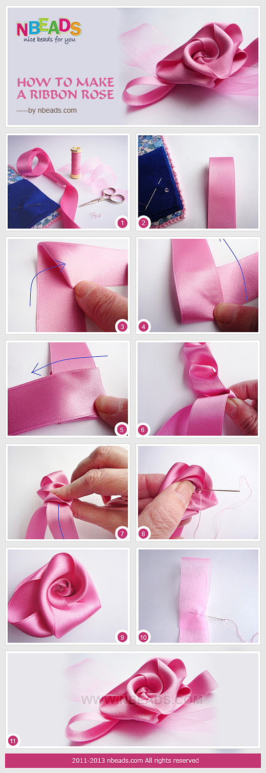how to make a ribbon...