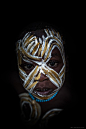奥莫河谷部落人体艺术彩绘-他们通过自己的脸和身体变成一件艺术品---酷图编号1083592