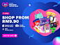 Lazada (MY): Mid Year Super Sale 7.7 | Super sale, Banner design, Ad design